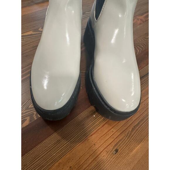 Open Edit Waterproof Platform Combat Boots Size 6.5 - Picture 2 of 8